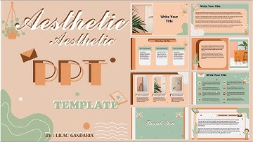 Cute Aesthetic PPT Template - FREE #2 #aestheticppt #cuteppttemplate #freeppttemplate #fyp