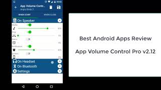 Best Android Apps Review, App Volume Control Pro 2.12 screenshot 1