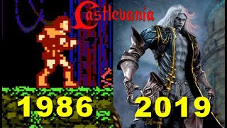 ⁣Evolution of Castlevania games  1986-2019