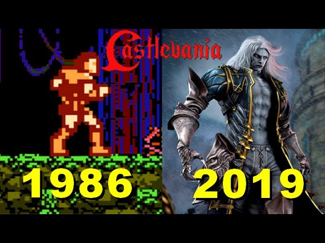 Оф ве найт. Castlevania игра 1986. Evolution of Castlevania. Vampire Killer Castlevania 4. Постер Кастелвания игр.