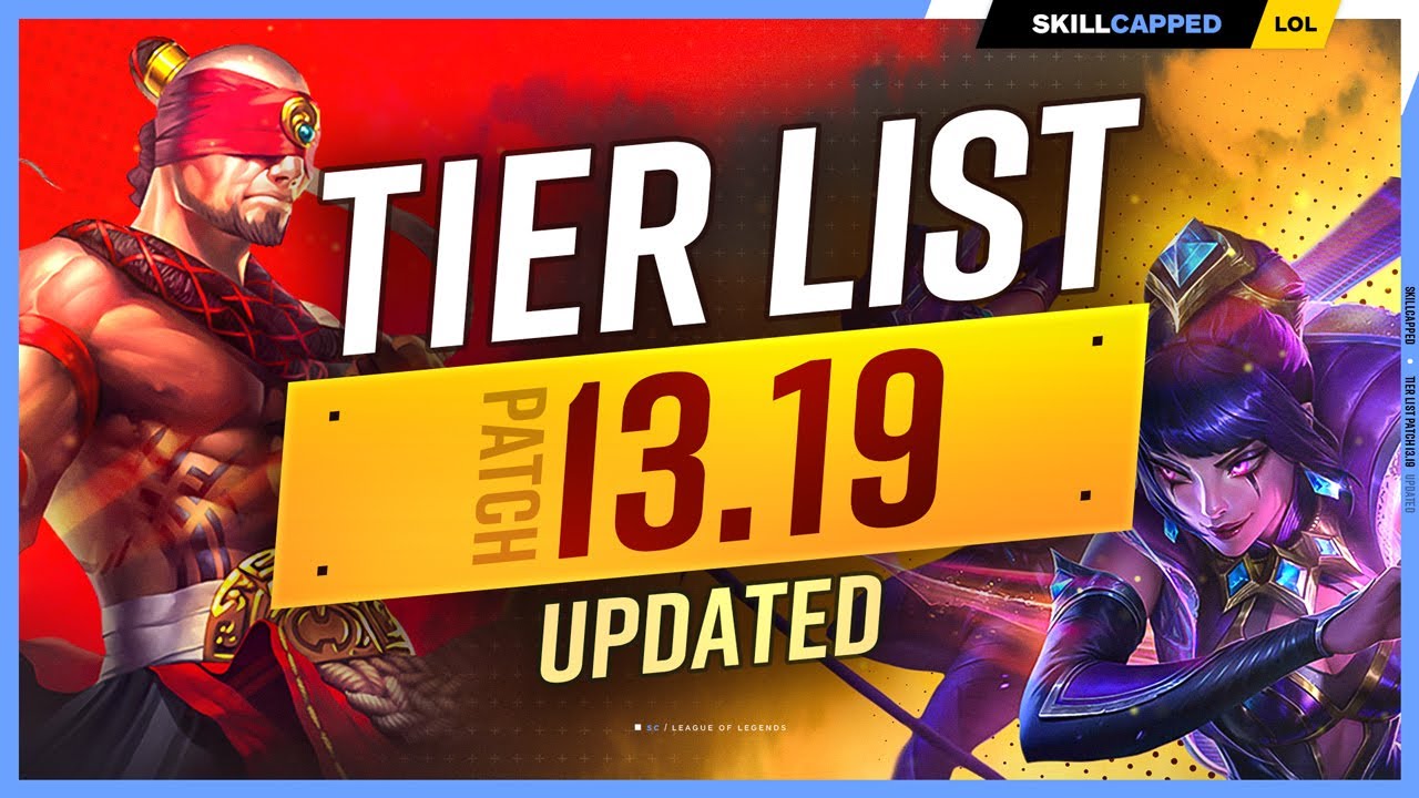 LoL Support Tier List (Patch 13.19)