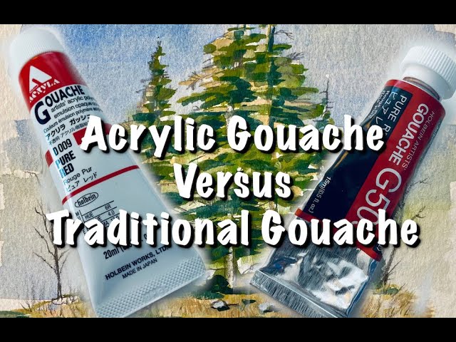 Acrylic Gouache Versus Traditional Gouache 