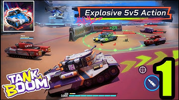 Tank -a- Boom First Gameplay Walkthrough Part 1 ( ios, Android )