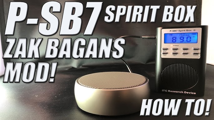 Manual Tune Spirit Box Ghost Box FM/AM Radio SB7 Paranormal Equipment