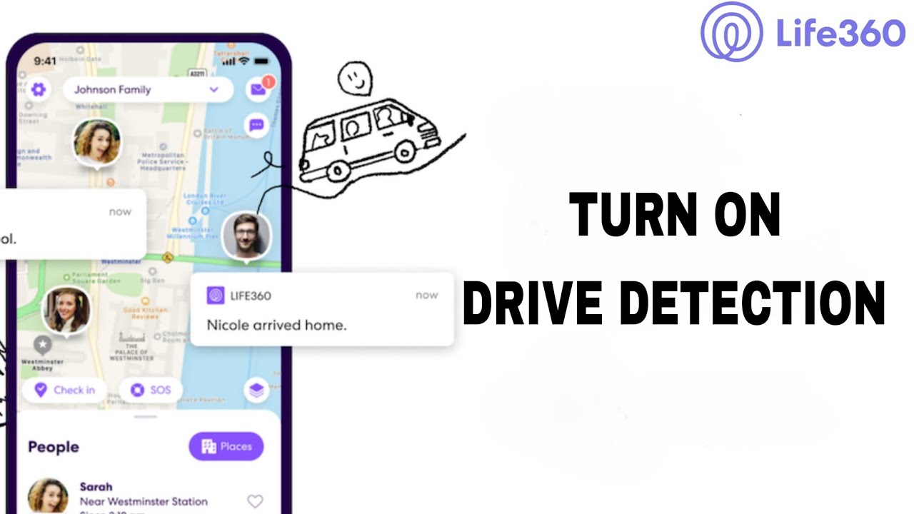 How To Turn Crash Detection On On Life360 How To Turn On Drive Detection On Life360 App - YouTube