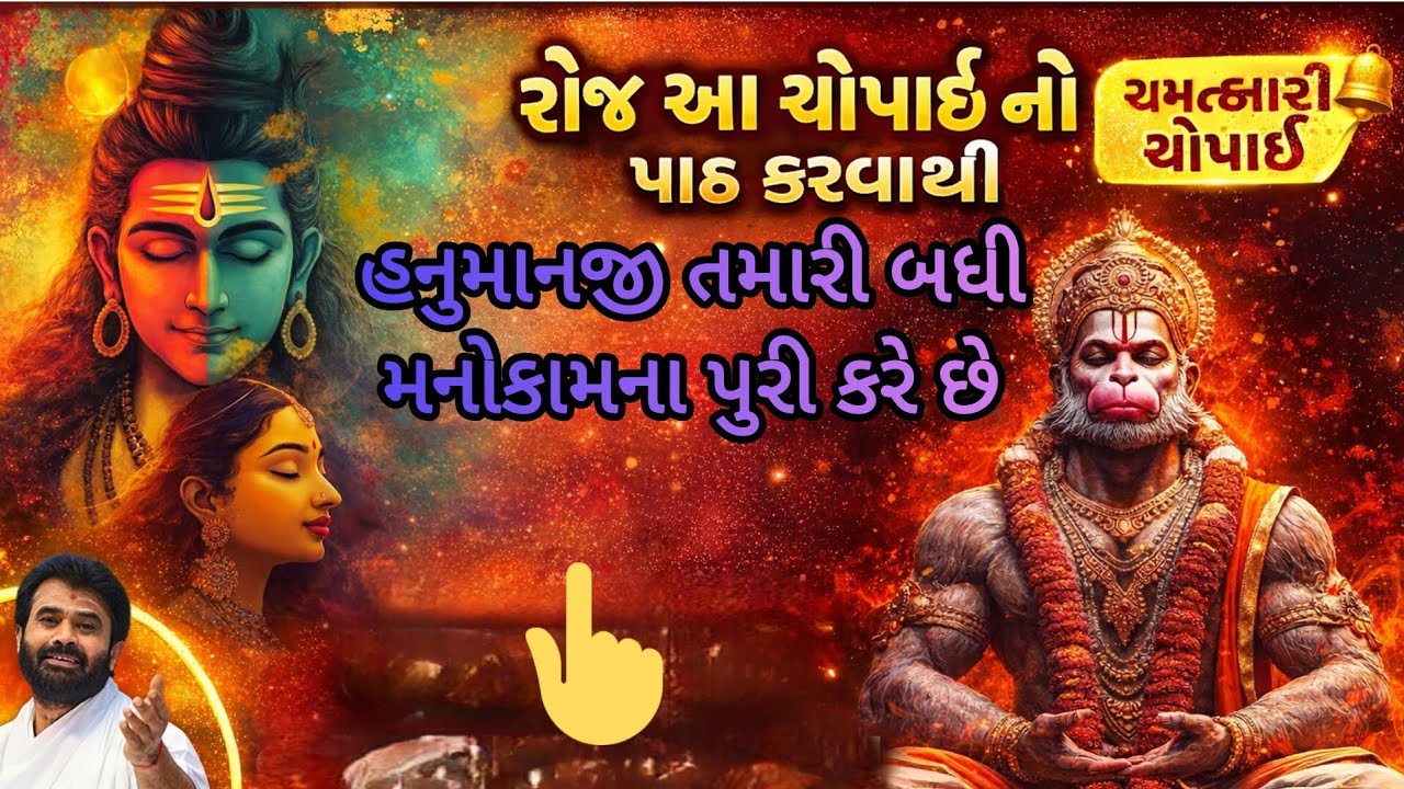 રોજ આ ચોપાઈનો  પાઠ કરવાથી હનુમાનજી તમારી બધી મનોકામના પુરી કરેછે વક્તા:પુ.ગિરીબાપુ #giribapuofficial