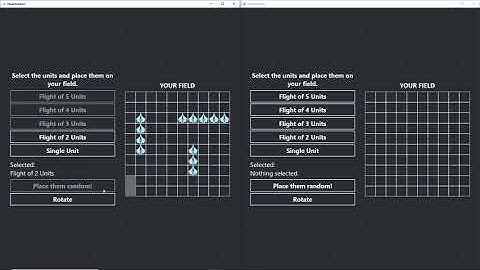 Multiplayer Battleship made with C# (WPF)