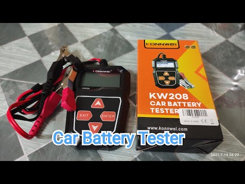 Cara check kondisi bateri kereta ok@tidak | Car Battery Tester #pkp3 #bateri #shopee #automotif