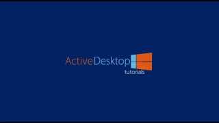 Active Desktop Tutorials Intro