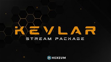 Kevlar Twitch Overlay : Minimalist Stream Package