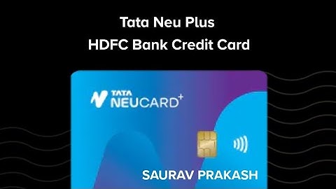 TATA NEU HDFC CREDIT CARD CONTROL SETTING OVERVIEW