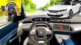 2022 Peugeot 508 GT | RTX 4080 4K 60FPS | ETS2 | Logitech g29 gameplay