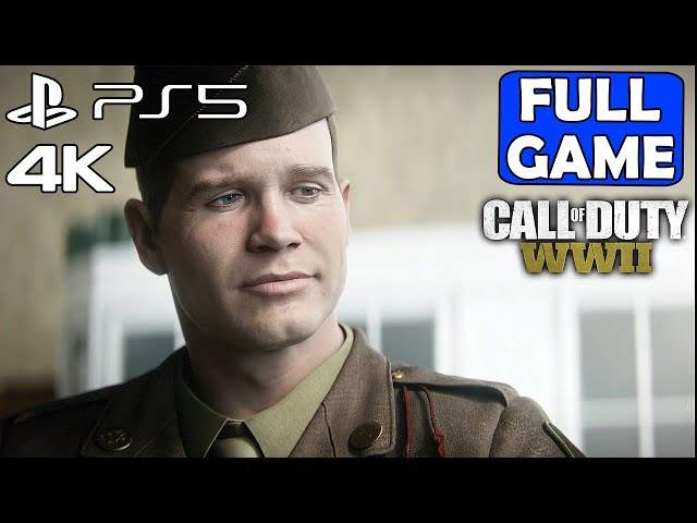 CALL OF DUTY : WWII, 4K 60FPS, PS5