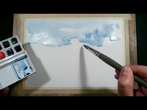 Vídeo: Com Pintar El Cel Amb Aquarel·la