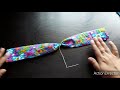 Beautiful cloth Bow headband making/ How to make Bow Hairband making