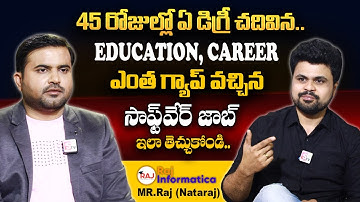Promo: How To Get A Job In Software | Raj Informatica 45 Days Online Training Course | Anchor Roshan