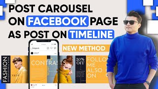 New Method: Post Carousel on Facebook Page Timeline as Regular Post | Setup CTA Buttons | be Ryzel