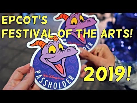 Lots of Food & Art at Epcot's Festival of the Arts 2019 | Food Tasting around the World