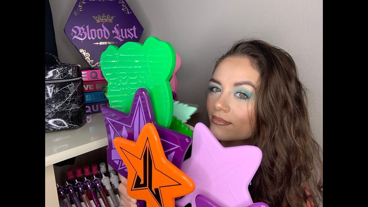 MY ENTIRE JEFFREE STAR COSMETICS MAKEUP AND MIRROR COLLECTION!