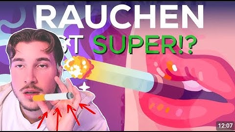 Warum RAUCHEN super ist?! |KURZGESAGT REAKTION