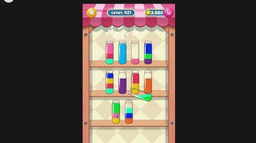Water Sort Puzzle I Level 421 I  Facebook I SOLVED