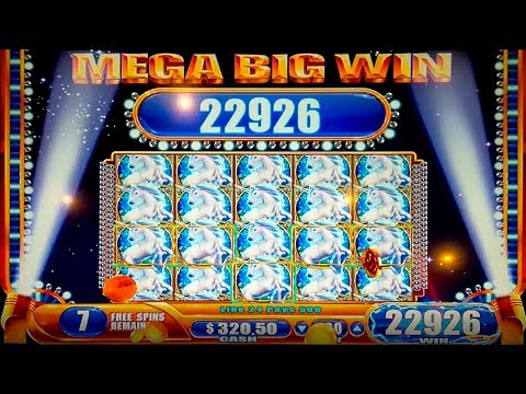 HUGE WIN! Mystical Unicorn Slot - HIGH LIMIT vs LOW LIMIT!
