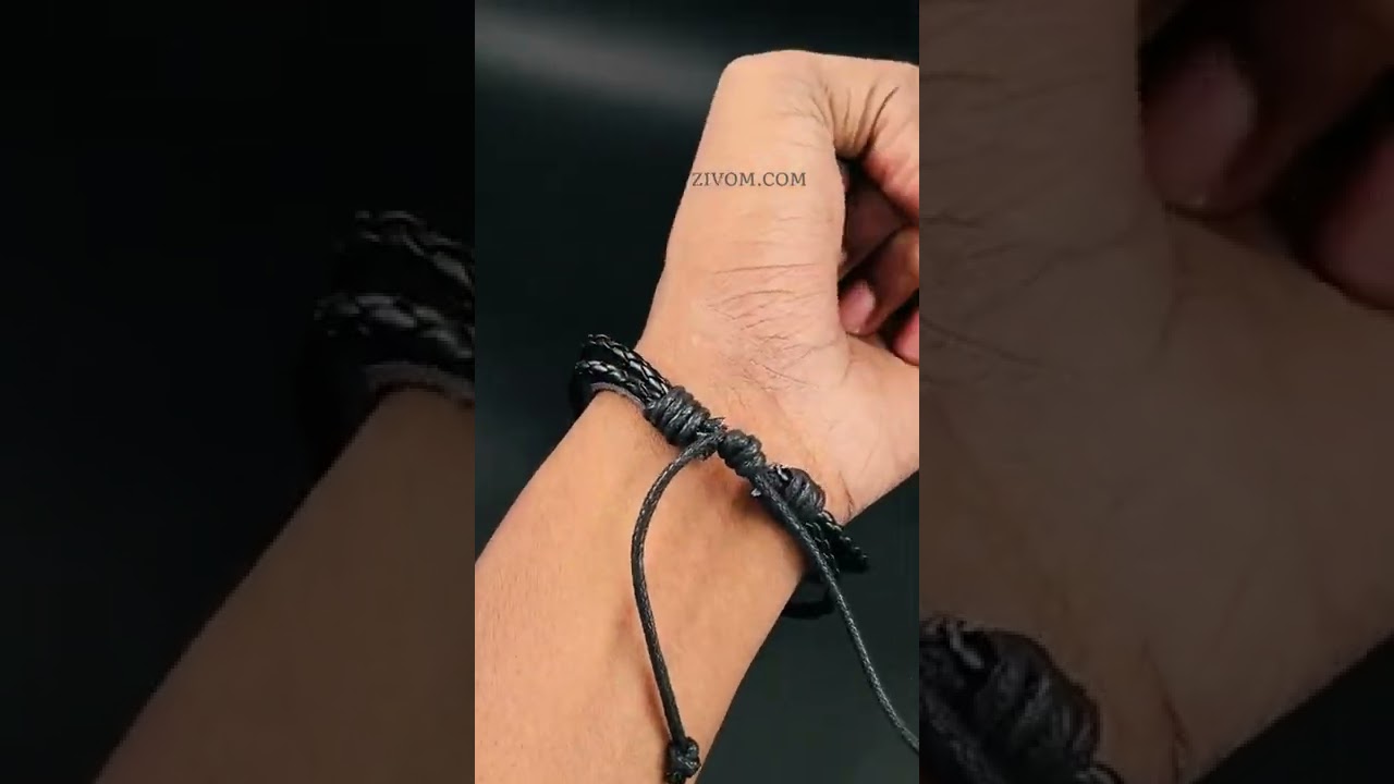 ZIVOM Libra Constellation Zodiac Star Sign Leather Wrist Band Bracelet