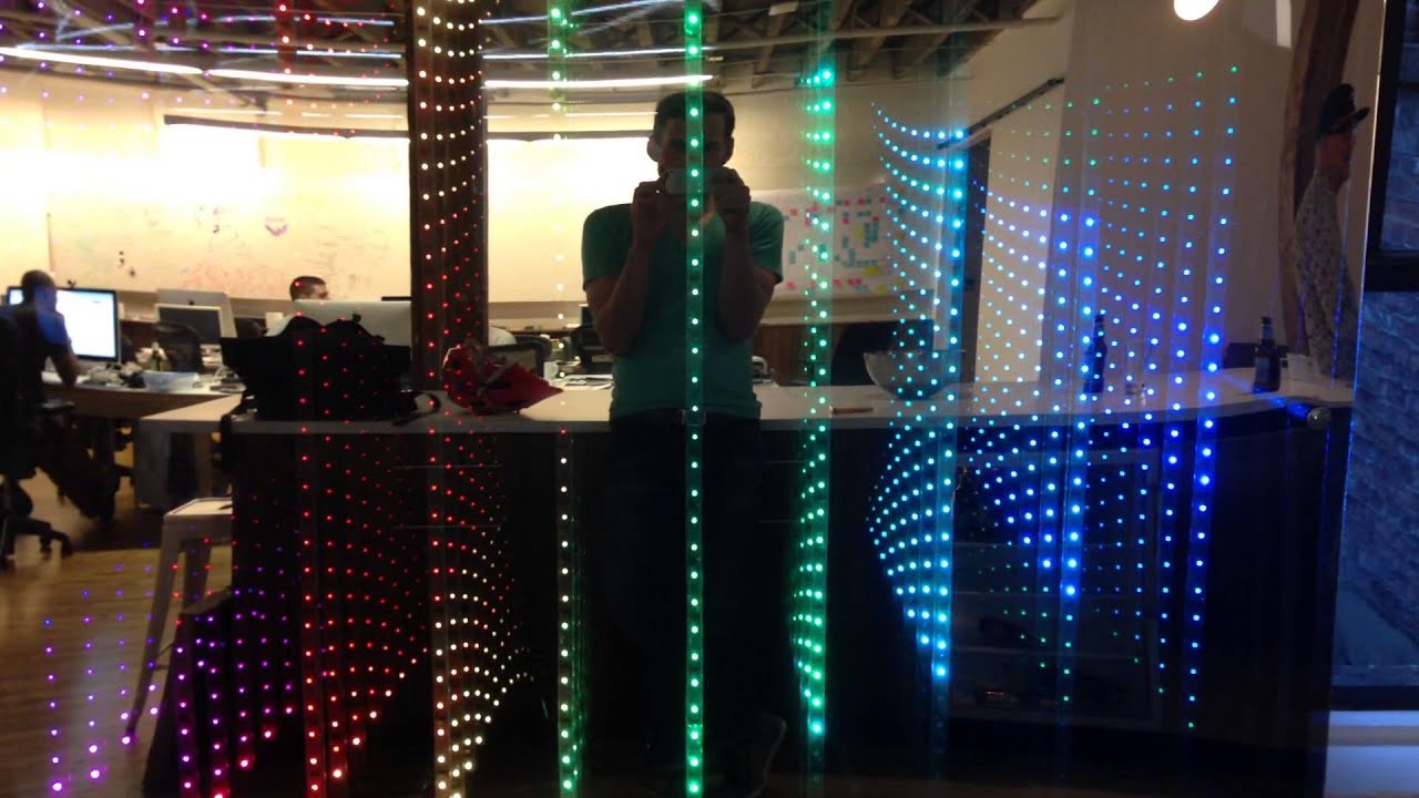 RGB LED Infinity Mirror - YouTube