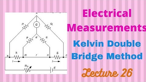 Kelvin Double Bridge Method @ Interesting Engineering
