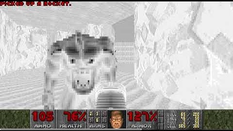 Doom, E2M7 - Spawning Vats, Nightmare, Pistol StartPlayer: Steffen "Rini" Udluft