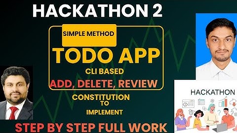 Todo App using AI CLI Based Hackathon 2 Project 2 complete guide using Speckitplus and qwen