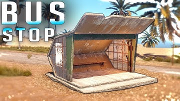 The Most INCREDIBLE 200IQ BUS STOP House v2 | Rust Base