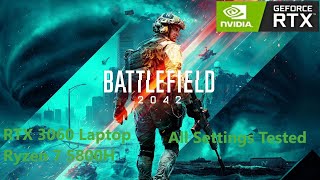 Battlefield 2042 | RTX 3060 Laptop | All Settings | 1080p