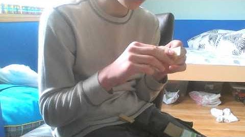 How to make a sheath for tomahawk part 3