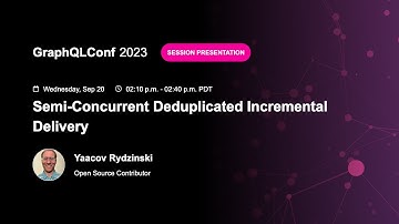 Semi Concurrent Deduplicated Incremental Delivery - Yaacov Rydzinski