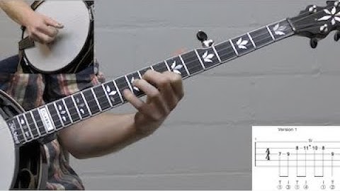 Free Banjo Lesson: Up The Neck Scruggs Lick #2