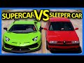 Forza horizon 5 online  supercar vs sleeper car challenge