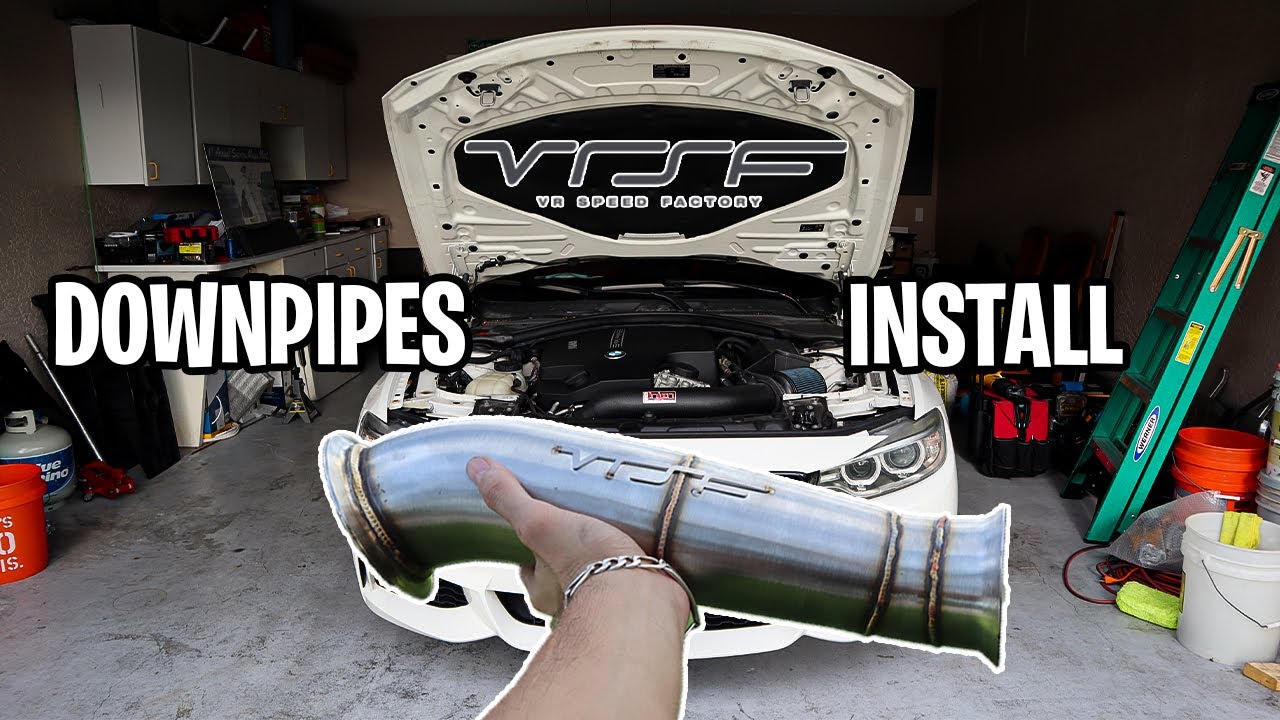 My BMW 435i Gets Catless Downpipe Installed! - YouTube