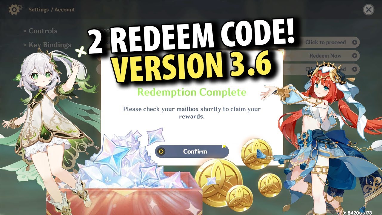 2 New Redeem Codes for Version 3.2, 60 Primogems & Other Rewards ✨ Genshin  Impact