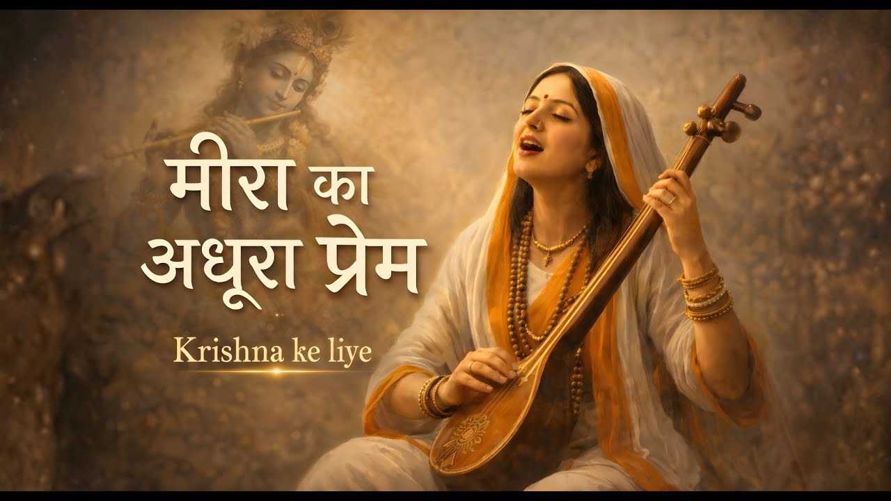 मीरा का अधूरा प्रेम | Meera Bai Krishna Bhajan | Prem Bhakti Virah | Soulful Bhajan