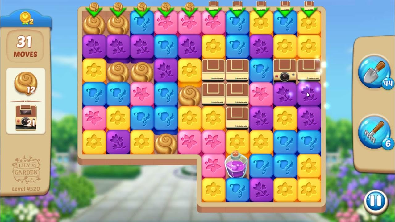 Lily's Garden Level 4520 No Boosters YouTube