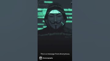 ANONYMOUS HACKER GROUP CONFRONT ELON MUSK!