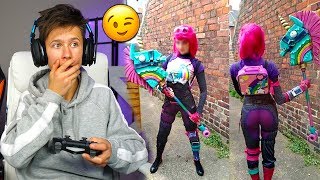 My LITTLE BROTHER PAID a GIRL To Be His Fortnite GIRLFRIEND, but it got REALLY weird...