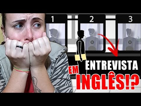 ENTREVISTA EM INGLÊS PARA VISTO AMERICANO E EU NÃO FALO NADA!