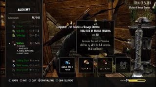 ESO - Craft Solution of Ravage Stamina