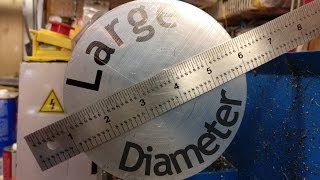 Size matters - Large diameter turning, facing, and boring on the mini lathe