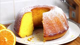 Amazing orange cake  (fasting recipe)  ready in 5 minutes. Just mix orange juice with flour