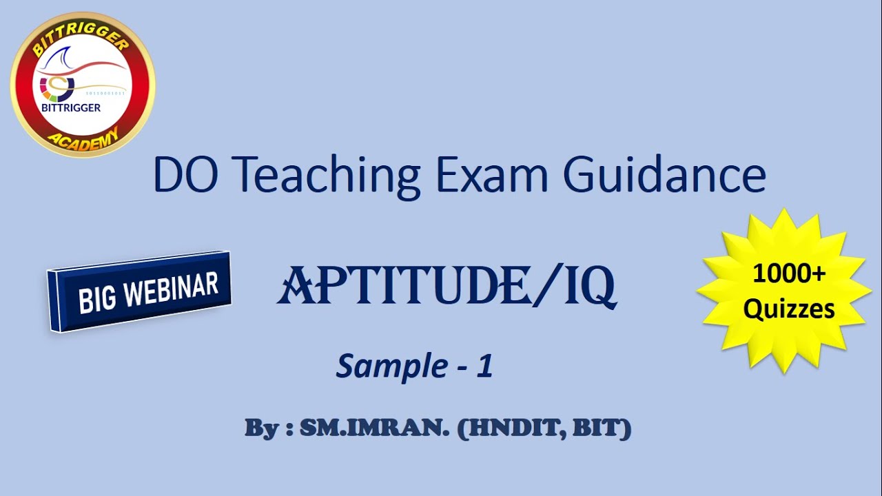 DO Teaching IQ Guidance class sample 1