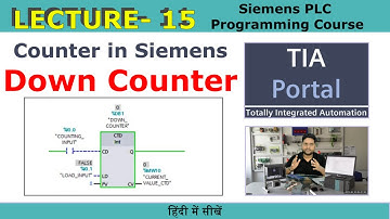 TIA Portal | How to use Down Counter in Siemens PLC