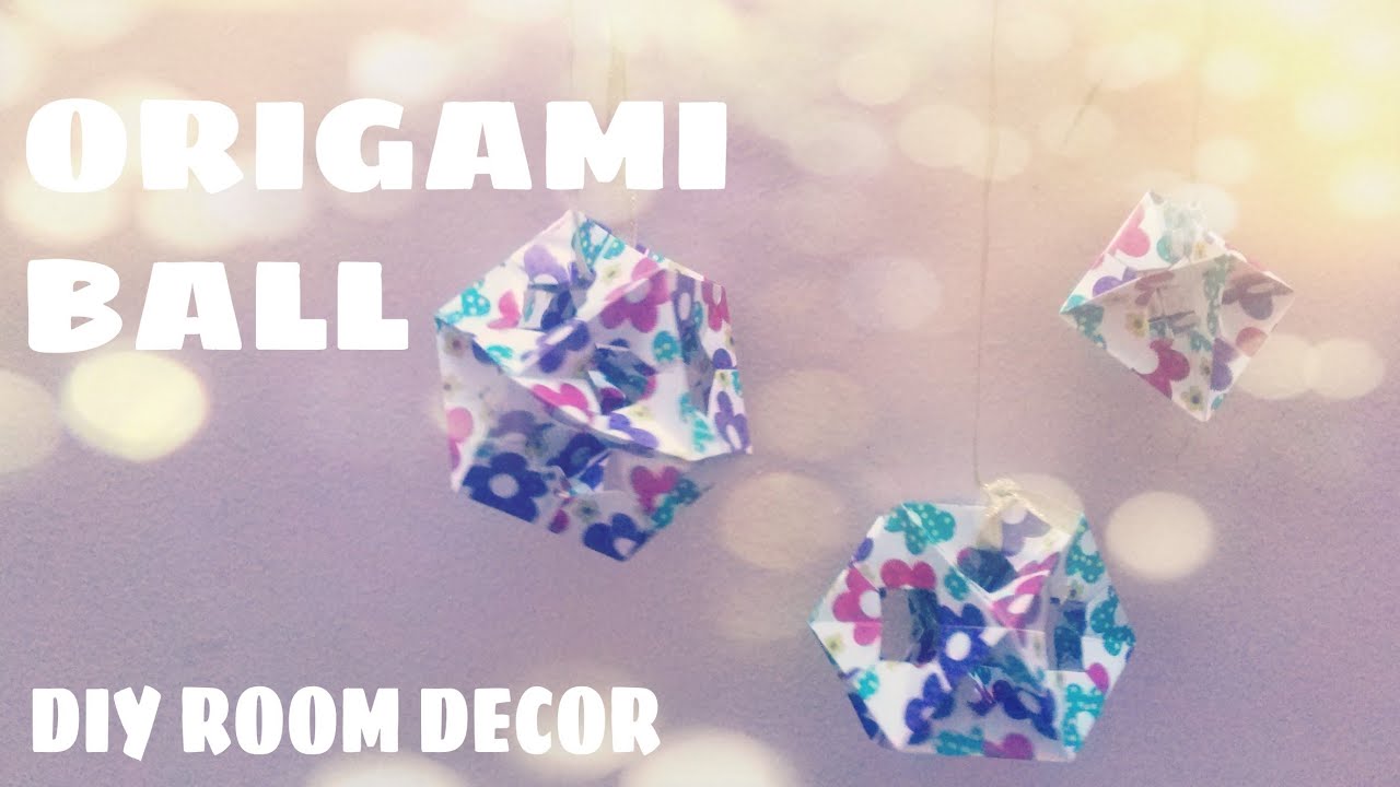 Origami Ball - Kusudama - Origami Easy - YouTube